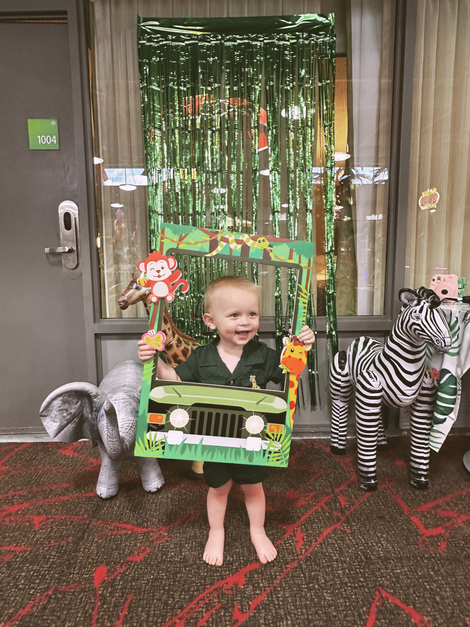 Jungle-themed birthday party