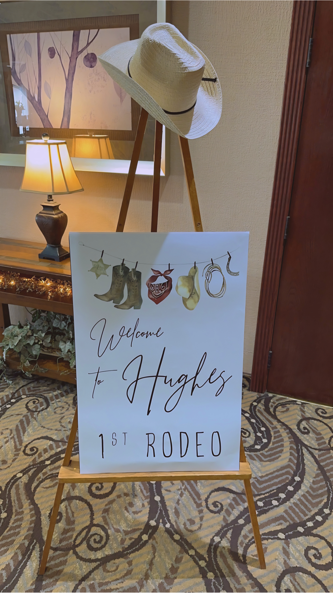 Rodeo birthday party details